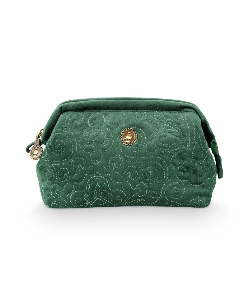 Cosmetic purse small - Quiltey Days - Green